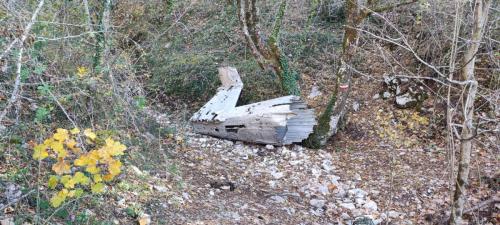 Monte Pellecchia resti aereo